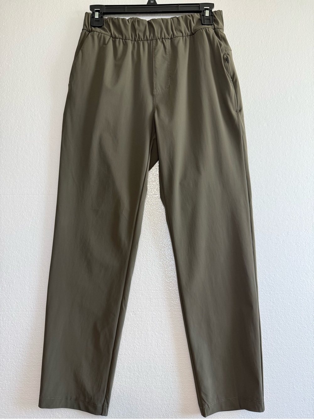 Vuori Miles Ankle Pants Stretch Pockets Olive Green Jogger Women Size Small
